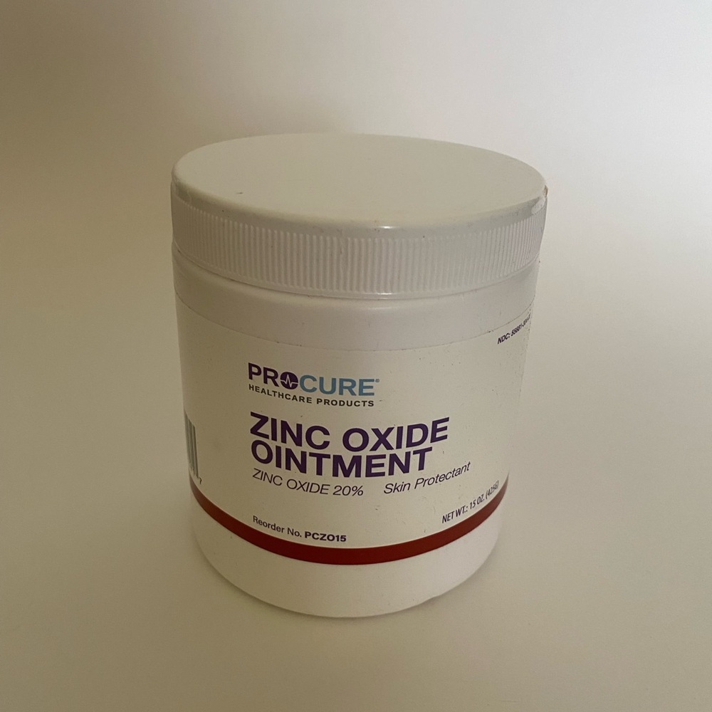 Procure Zinc Oxide Skin Protection Ointment exp 07/2028
